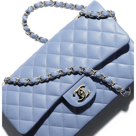 chanel bag sky blue|chanel bag blue color.